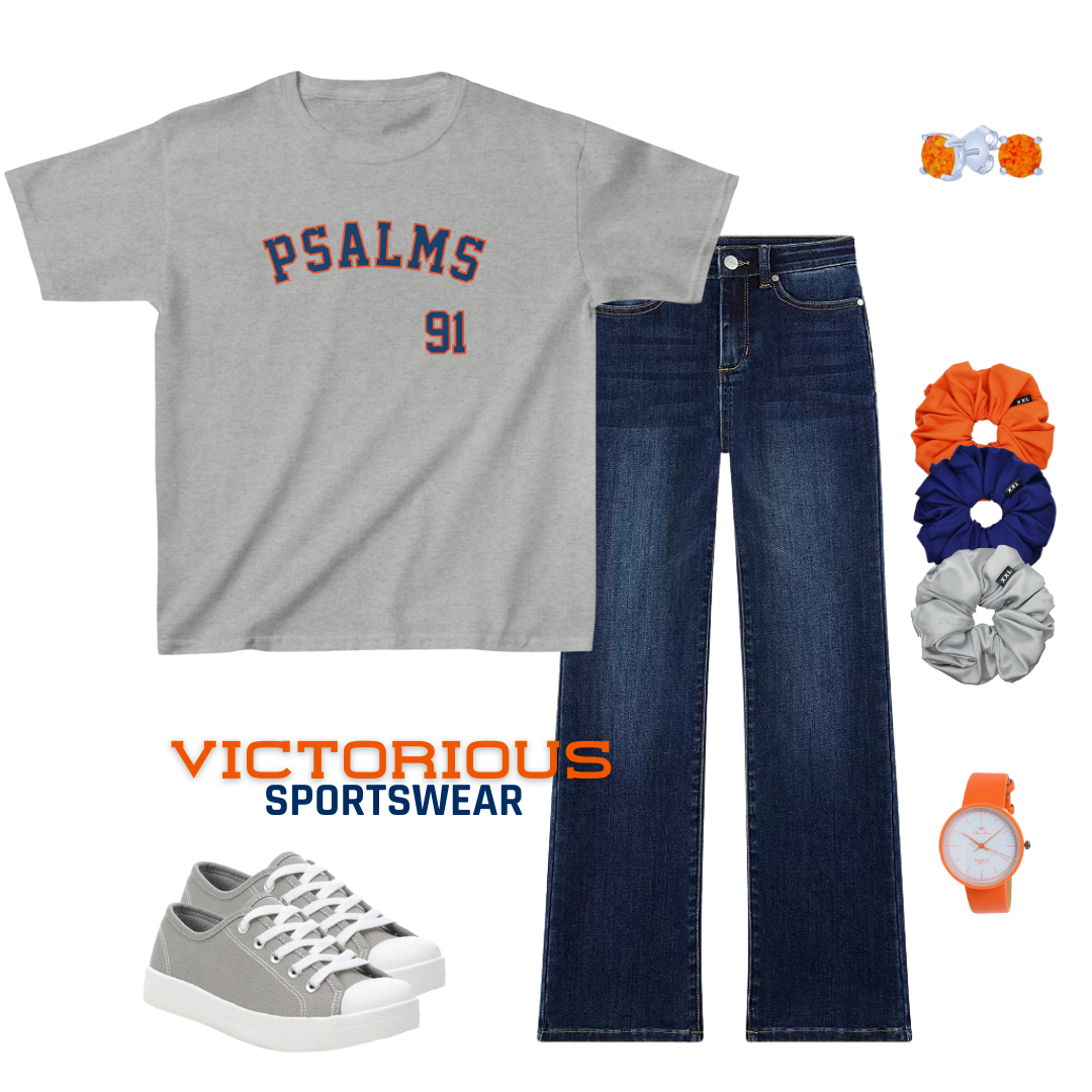 Astros Psalms 91 - Girls (Grey)