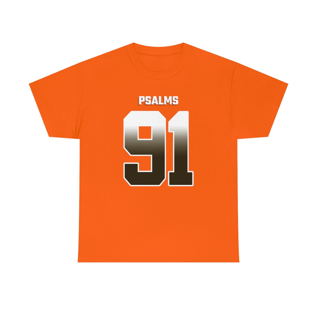 Browns Psalms 91 Vibez Tee (Orange)