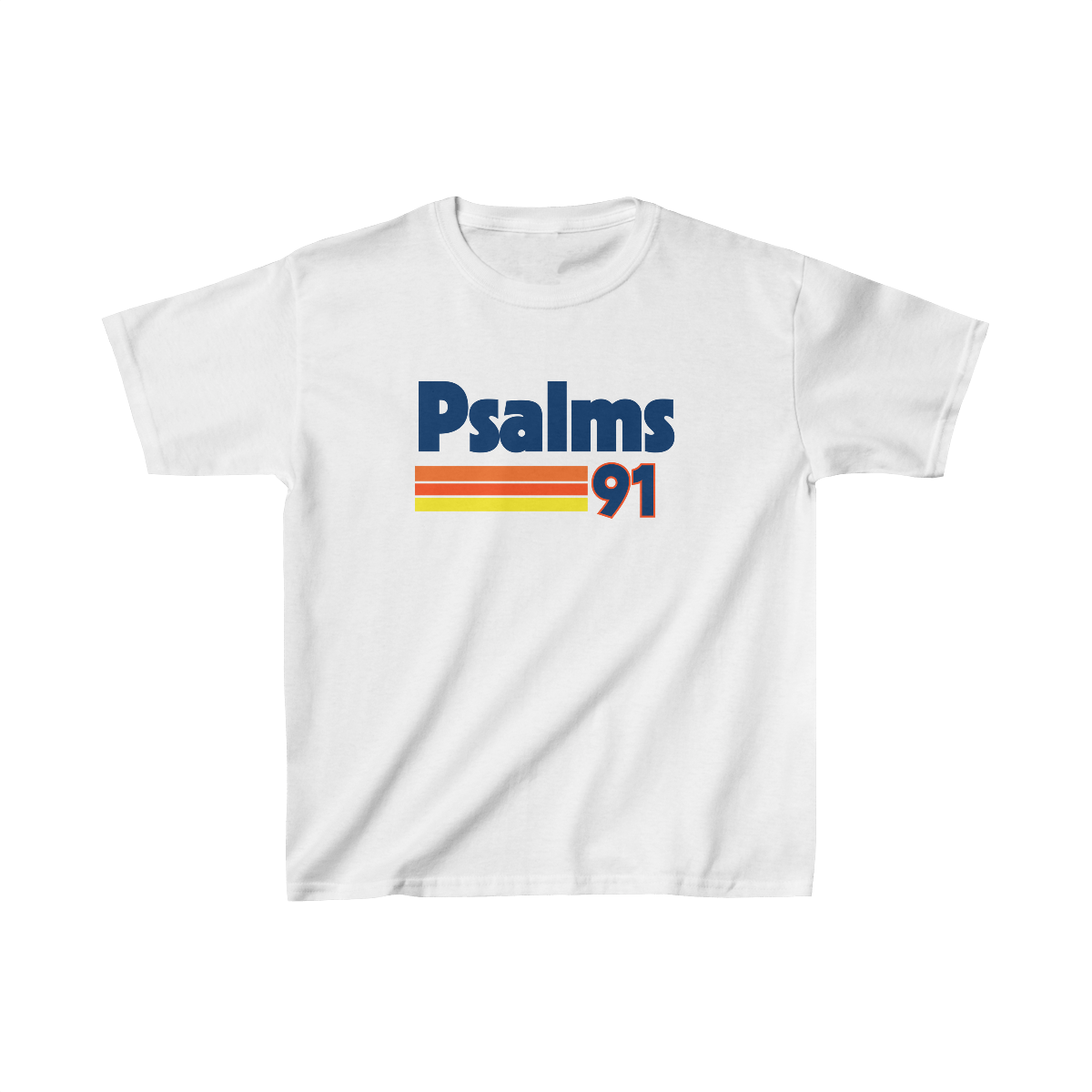 Astros Psalms 91 Stripes Tee - Boys (White)