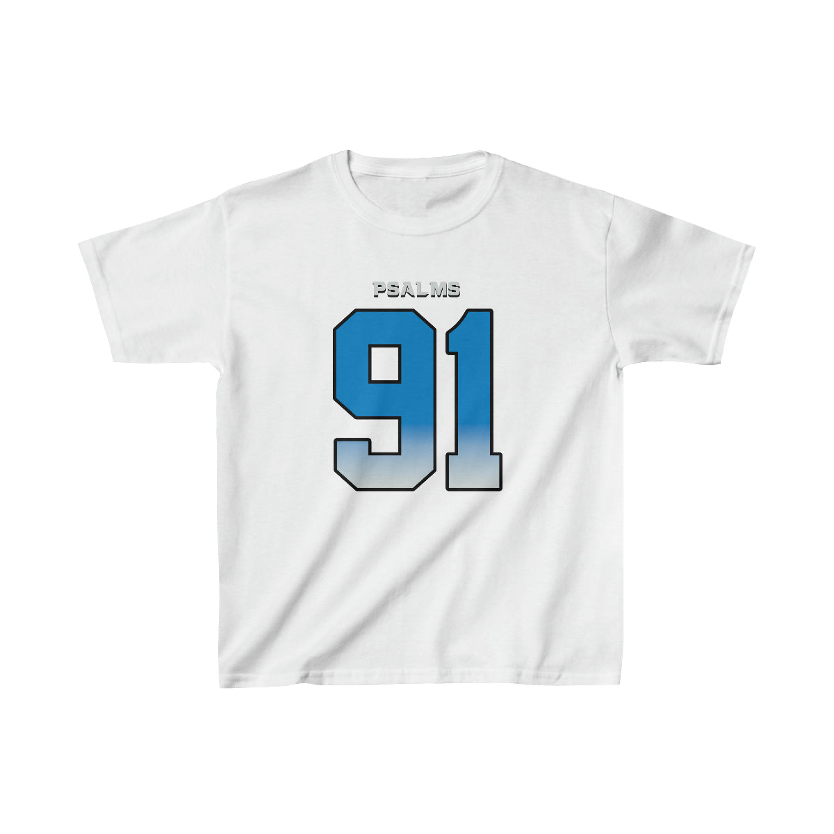 Panthers Psalms 91 Vibez Tee - Girls (White)