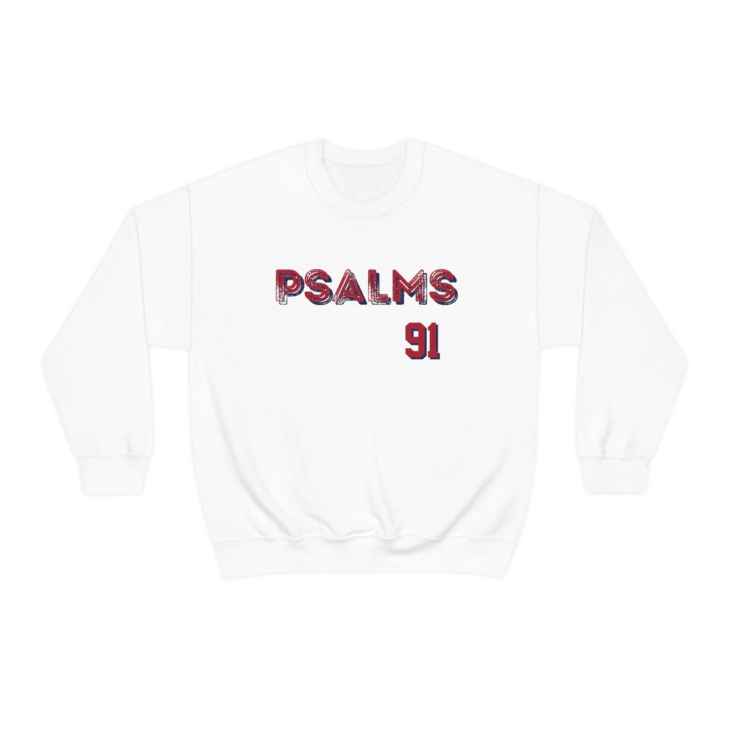 Braves Psalms 91 ATL Sweatshirt (White)