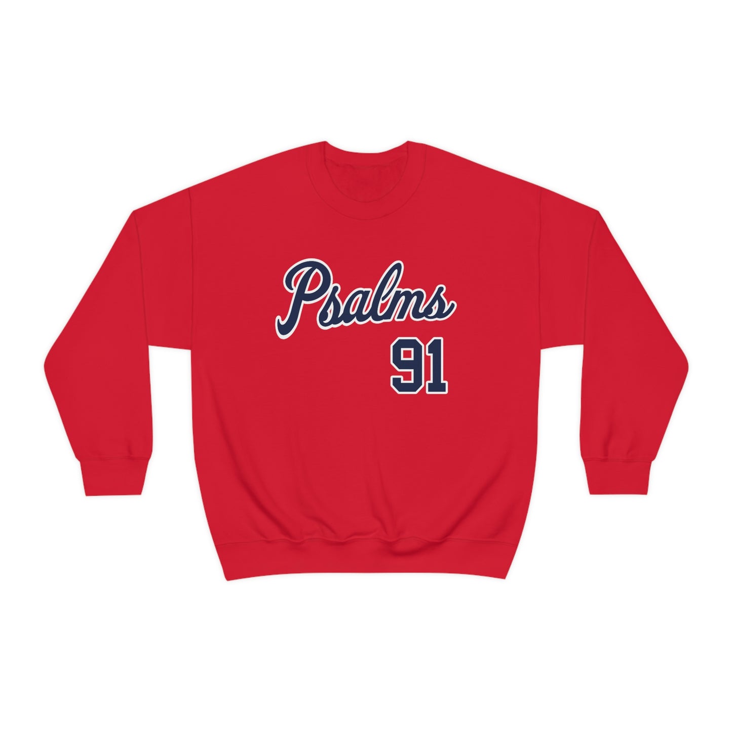 Braves Psalms 91 Sweatshirt (Red)