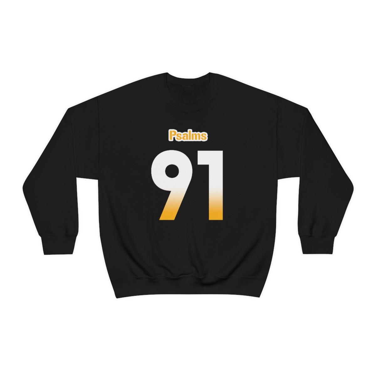 Steelers Psalms 91 Vibez Sweatshirt (Black)