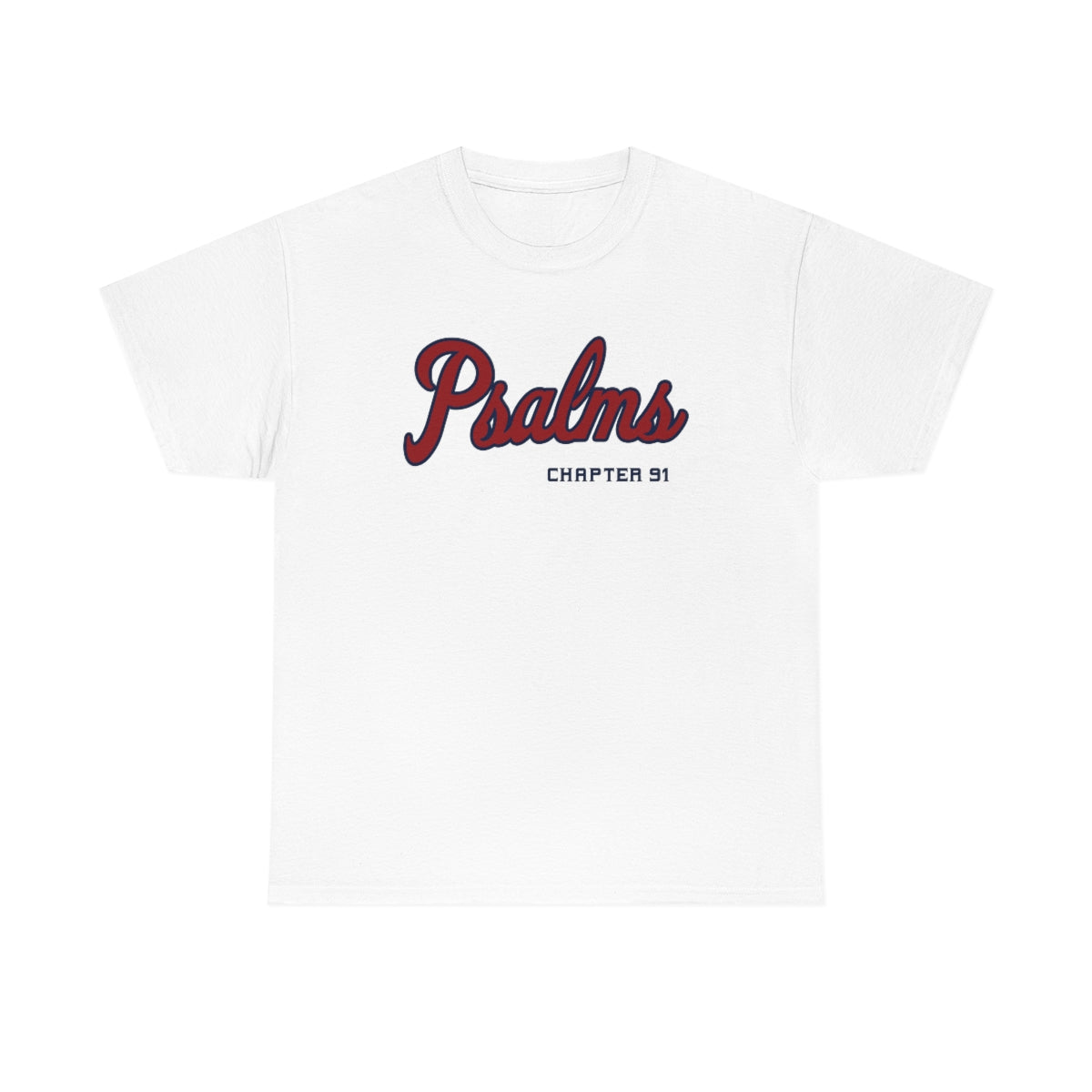 Braves Psalms Chapter 91 Tee (White)
