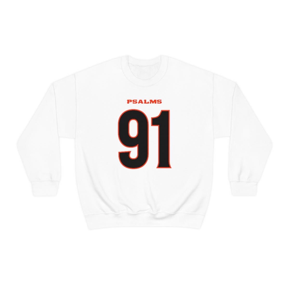 Bengals Psalms 91 Sweatshirt (White)