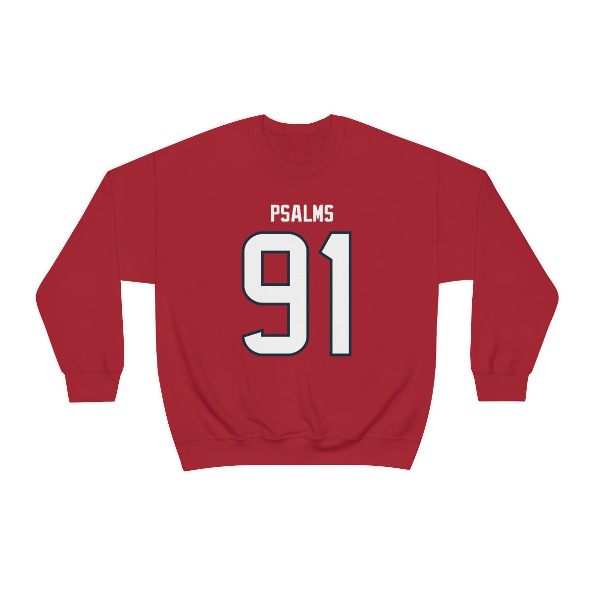 Texans Psalms 91 Sweatshirt (Red)