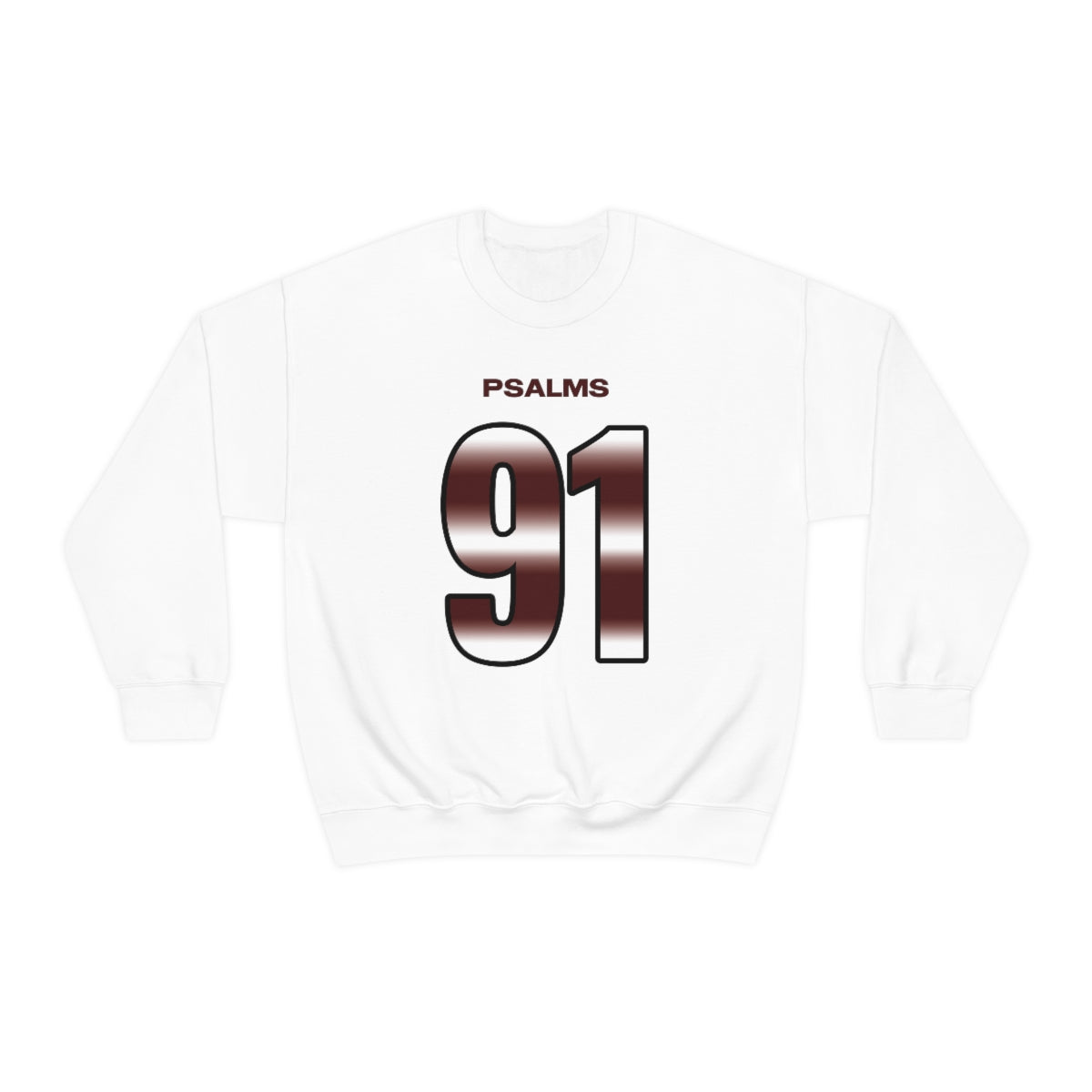 Commanders Psalms 91 Sweatshirt (White)