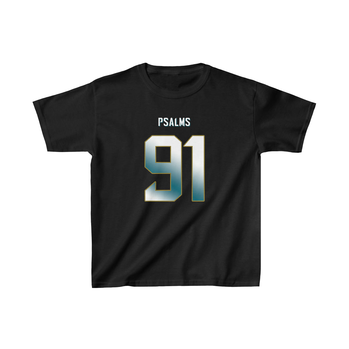 Jaguars Psalms 91 Vibez Tee - Girls (Black)