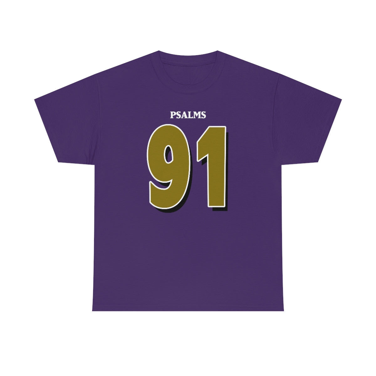 Ravens Psalms 91 Tee (Purple)