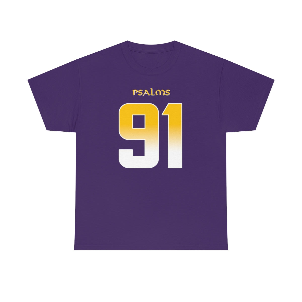 VIkings Psalms 91 Vibez Tee (Purple)