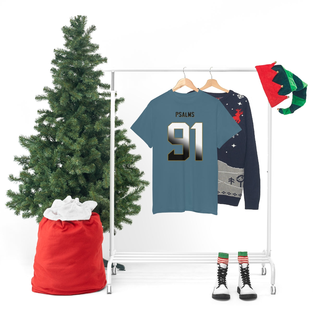 Jaguars Psalms 91 Vibez Tee (Teal)
