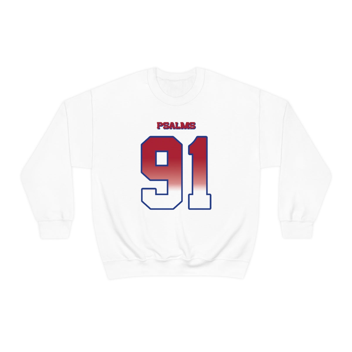 Bills Psalms 91 Vibez Sweatshirt (White)