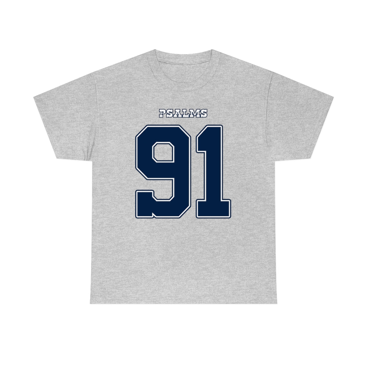 Cowboys Psalms 91 Tee (Grey)