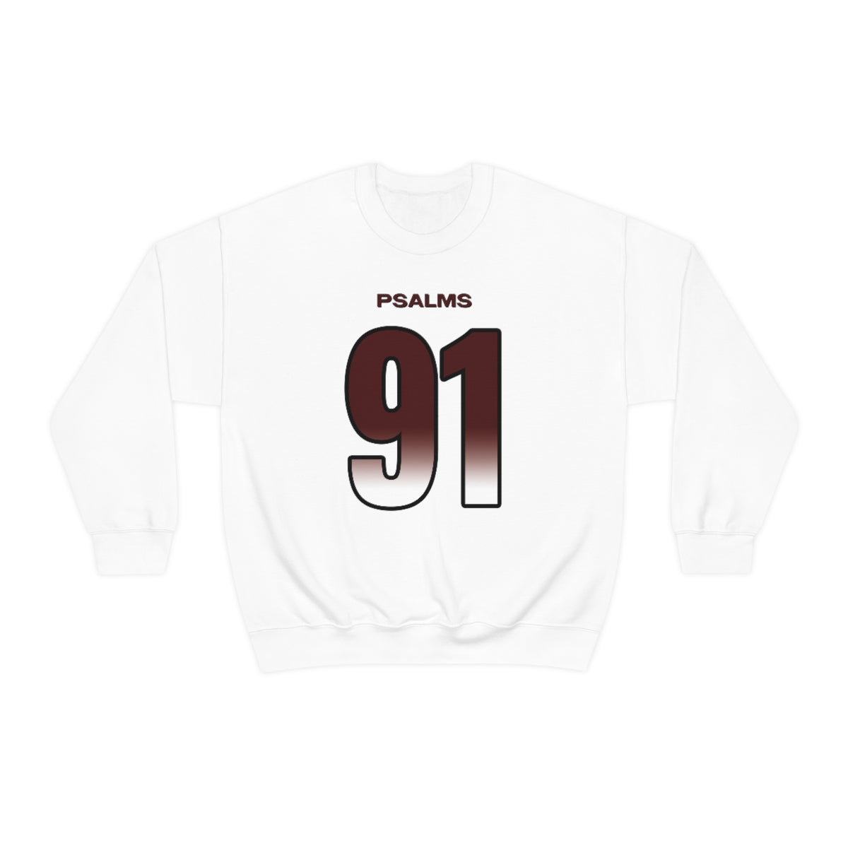 Commanders Psalms 91 Vibez Sweatshirt (White)