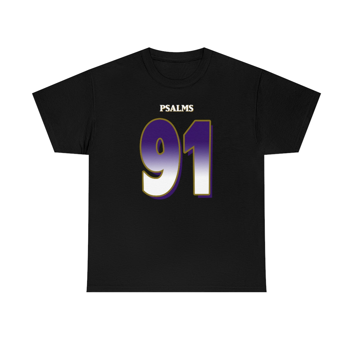 Ravens Psalms 91 Vibez Tee (Black)