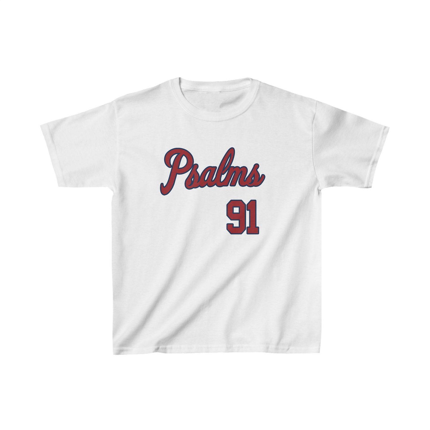Braves Psalms 91 Tee - Kids/Unisex (White)