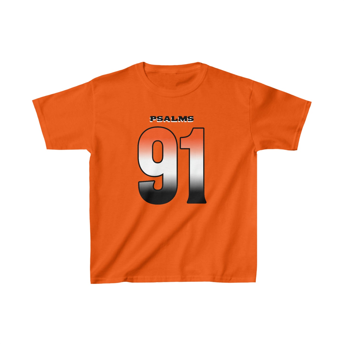 Bengals Psalms 91 Vibez Tee - Girls (Orange)