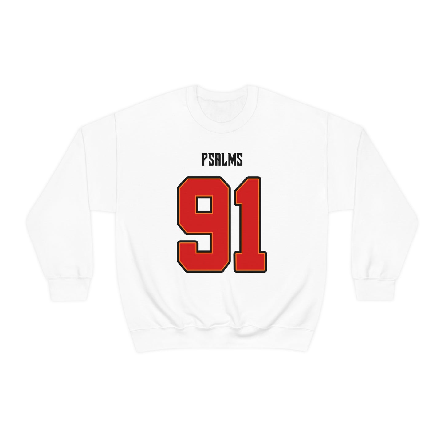 Buccaneers Psalms 91 Sweatshirt (White)