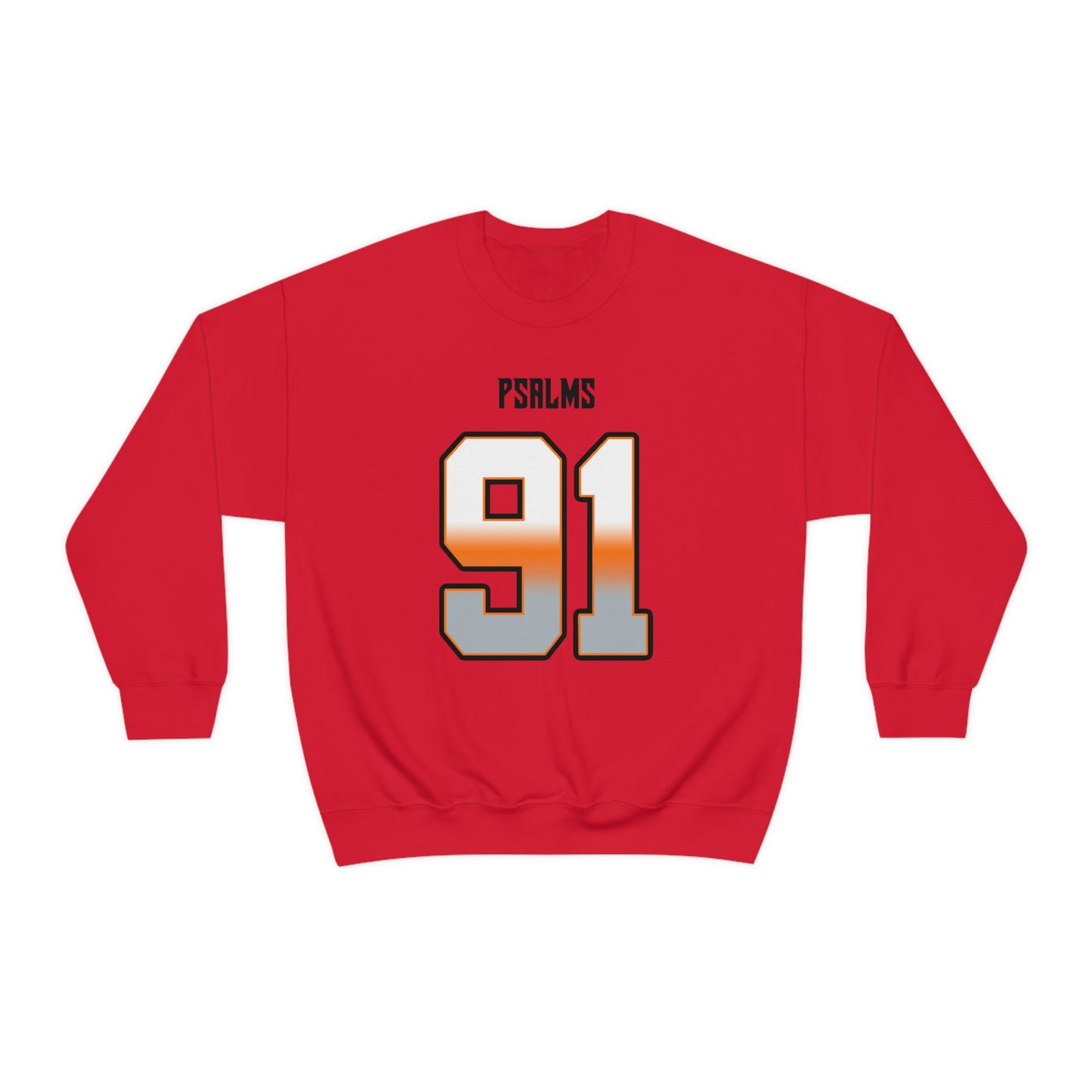 Buccaneers Psalms 91 Vibez Sweatshirt (Red)