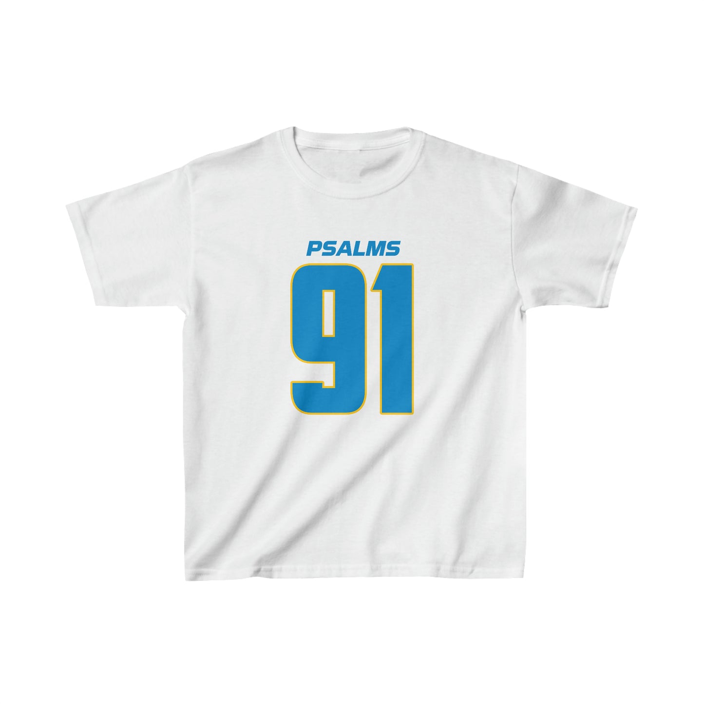 Chargers Psalms 91 Tee - Boys (White)