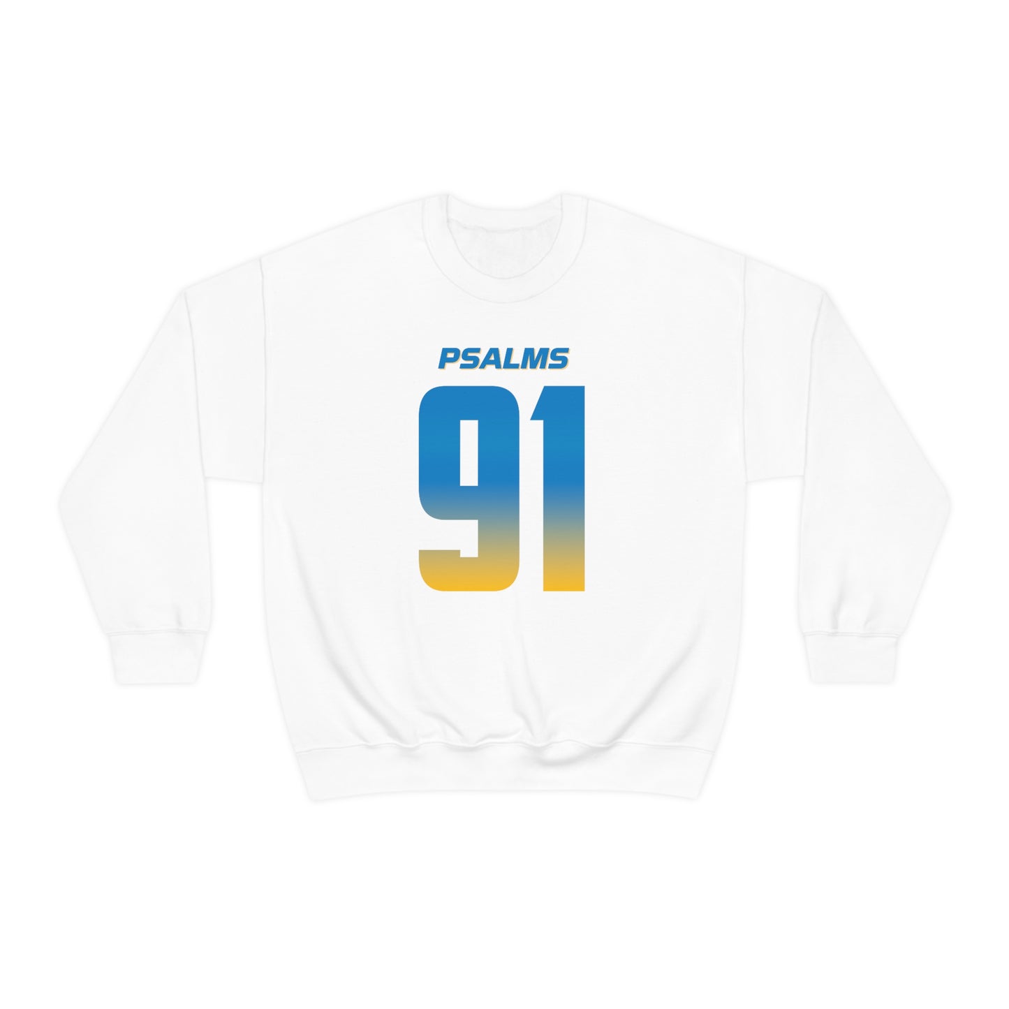 Chargers Psalms 91 Vibez Sweatshirt (White)