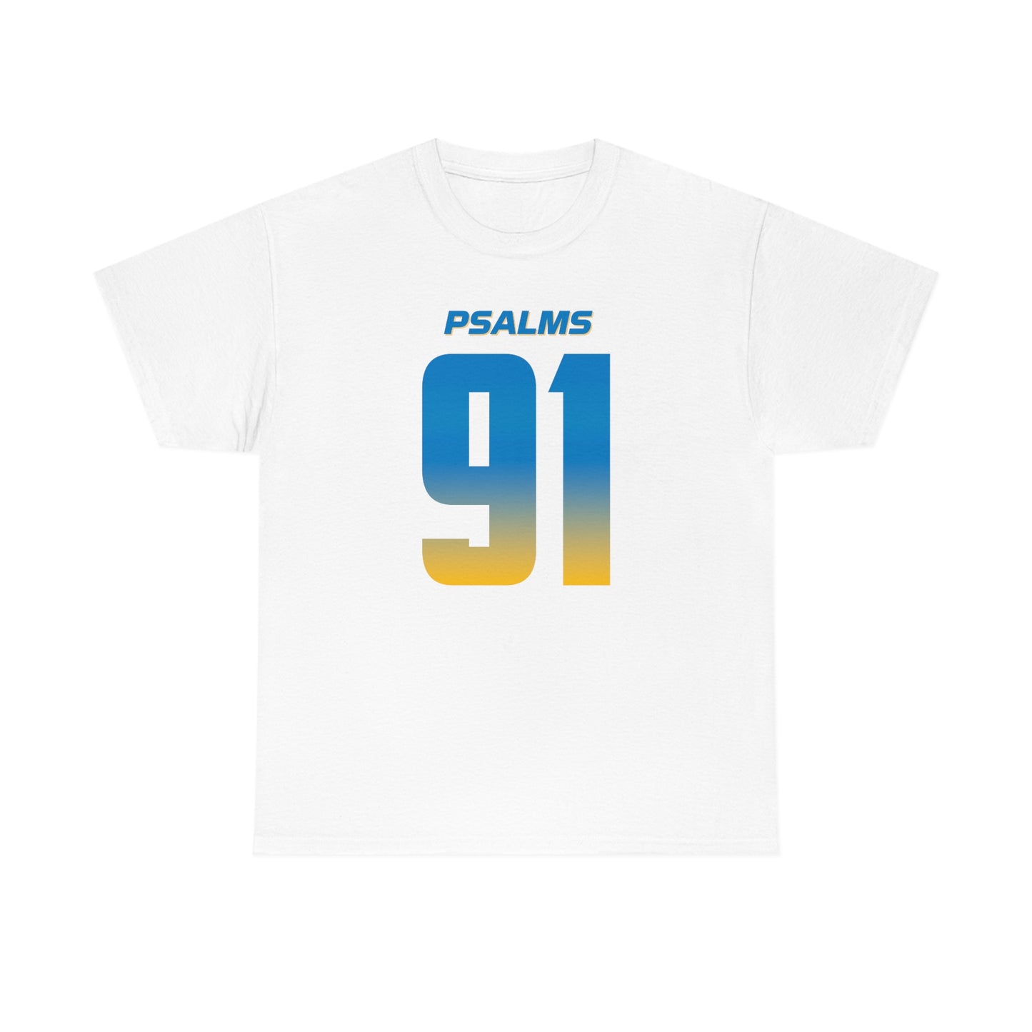 Chargers Psalms 91 Vibez Tee (White)