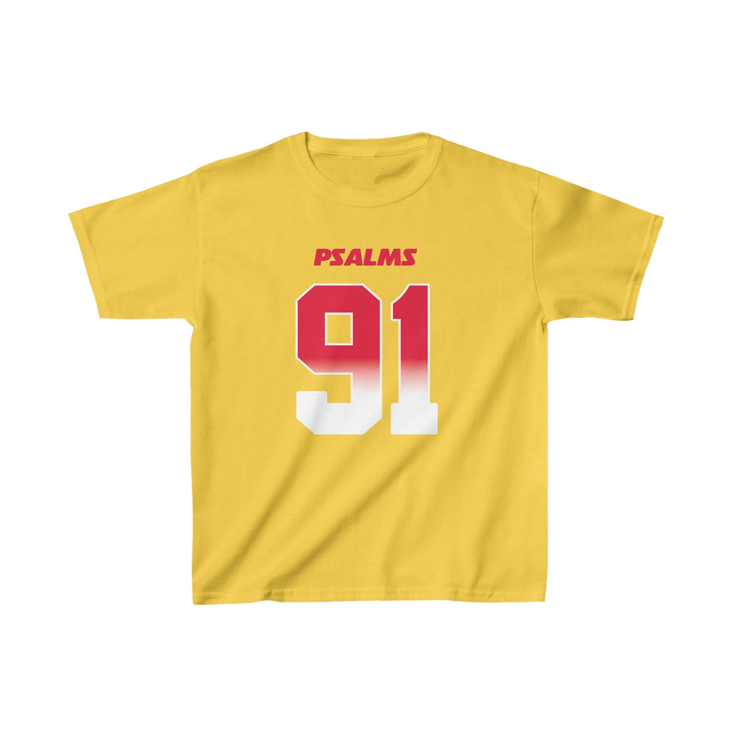 Chiefs Psalms 91 Vibez Tee - Girls (Yellow)