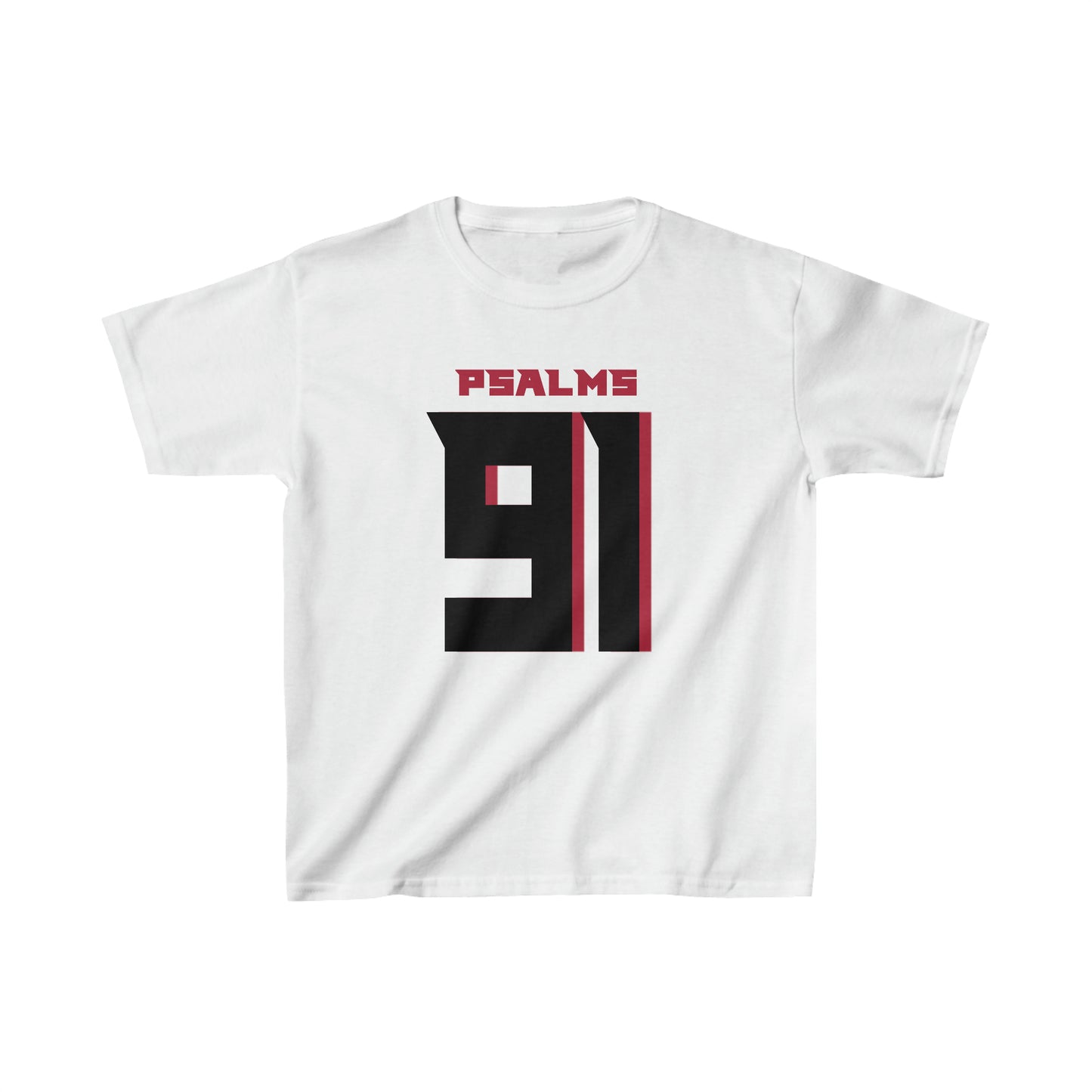 Falcons Psalms 91 Tee - Boys (White)
