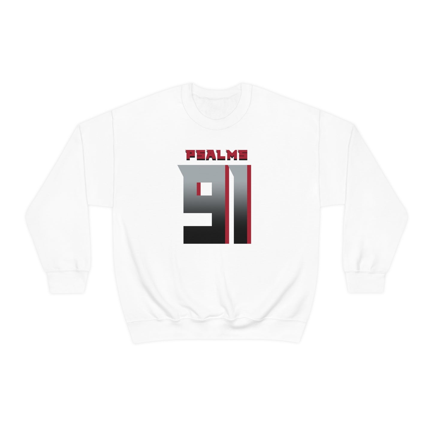 Falcons Psalms 91 Vibez Sweatshirt (White)