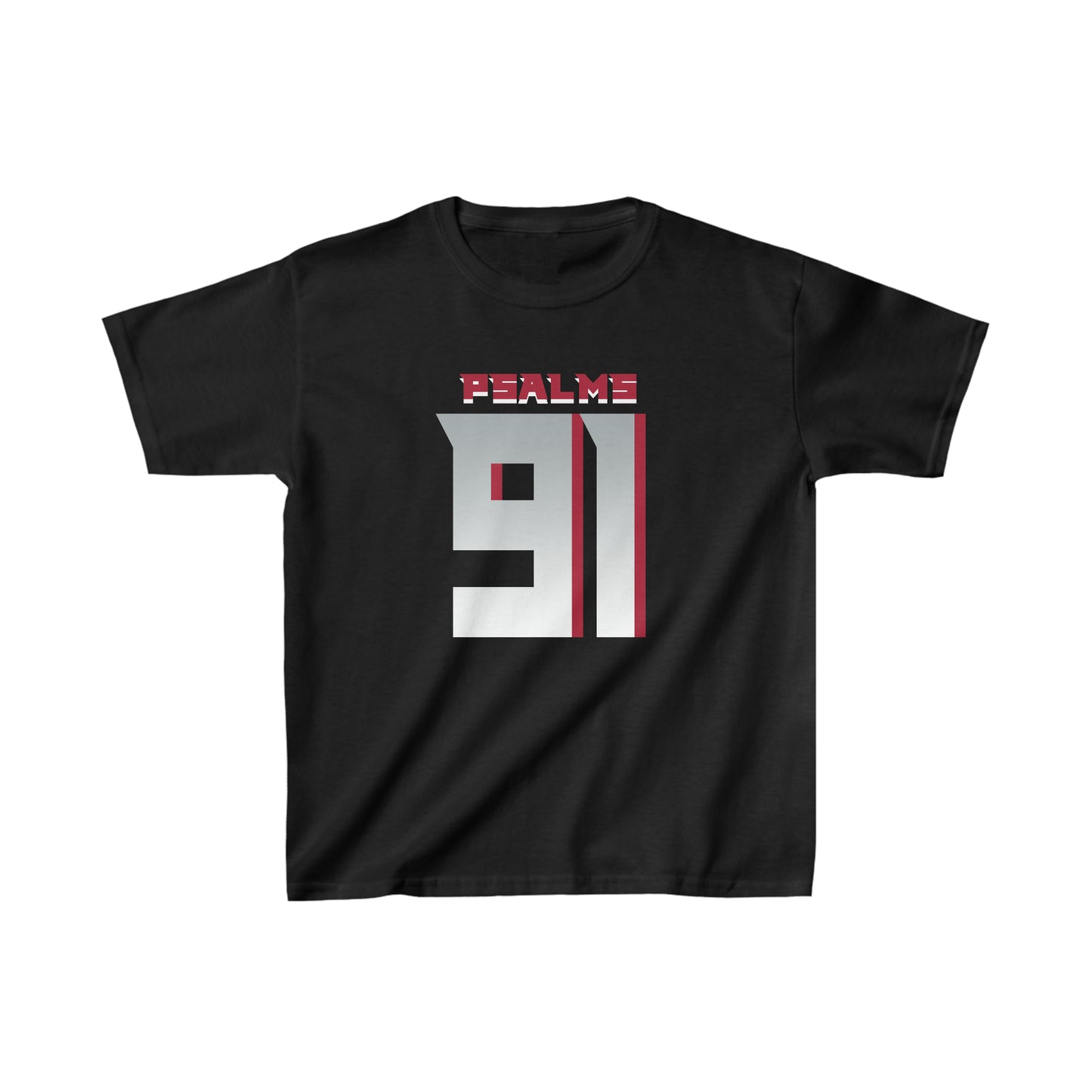Falcons Psalms 91 Vibez Tee - Girls (Black)