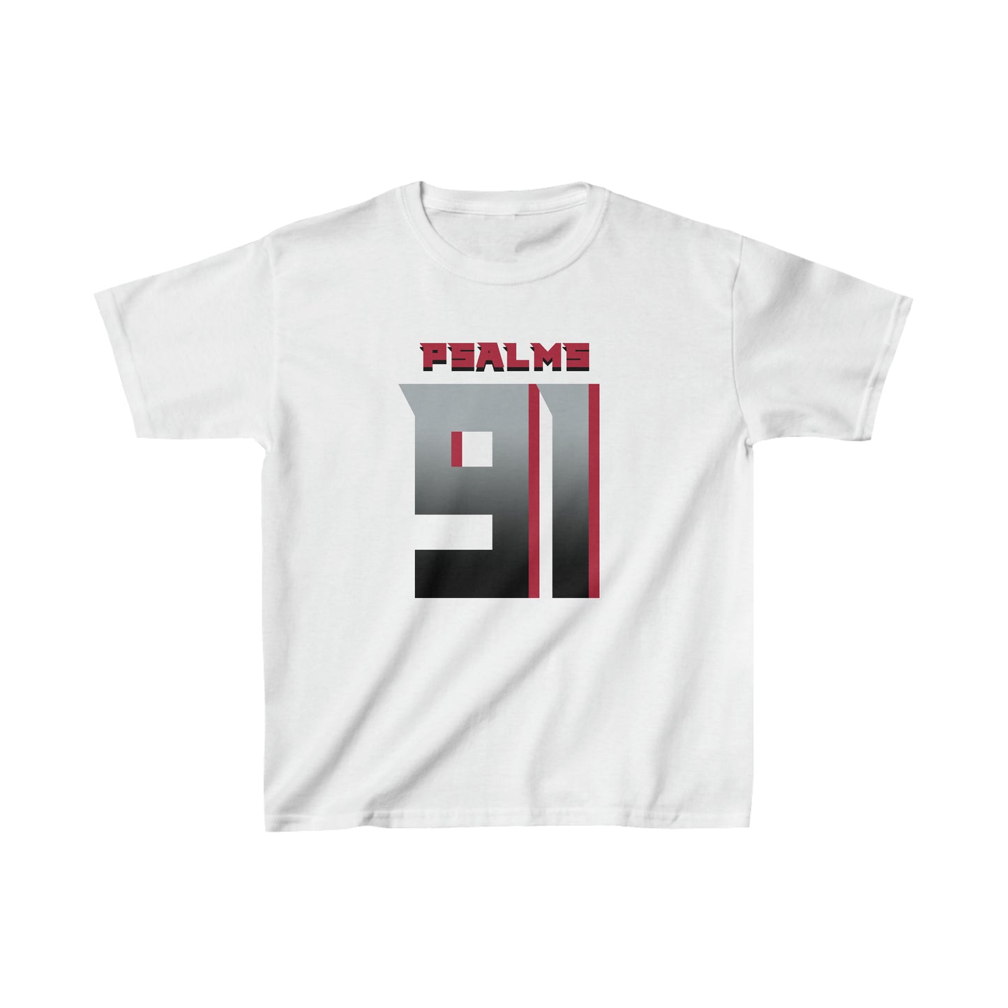 Falcons Psalms 91 Vibez Tee - Girls (White)