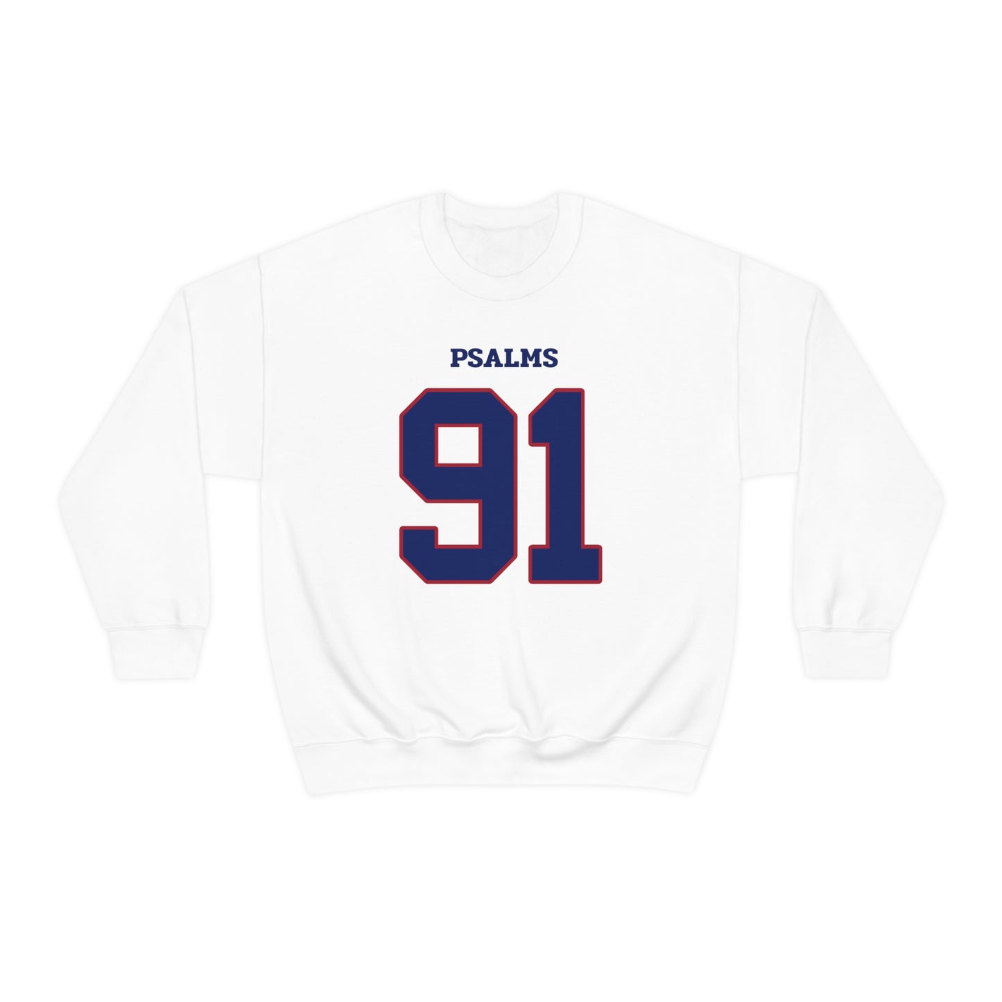 Giants Psalms 91 NY Sweatshirt (White)