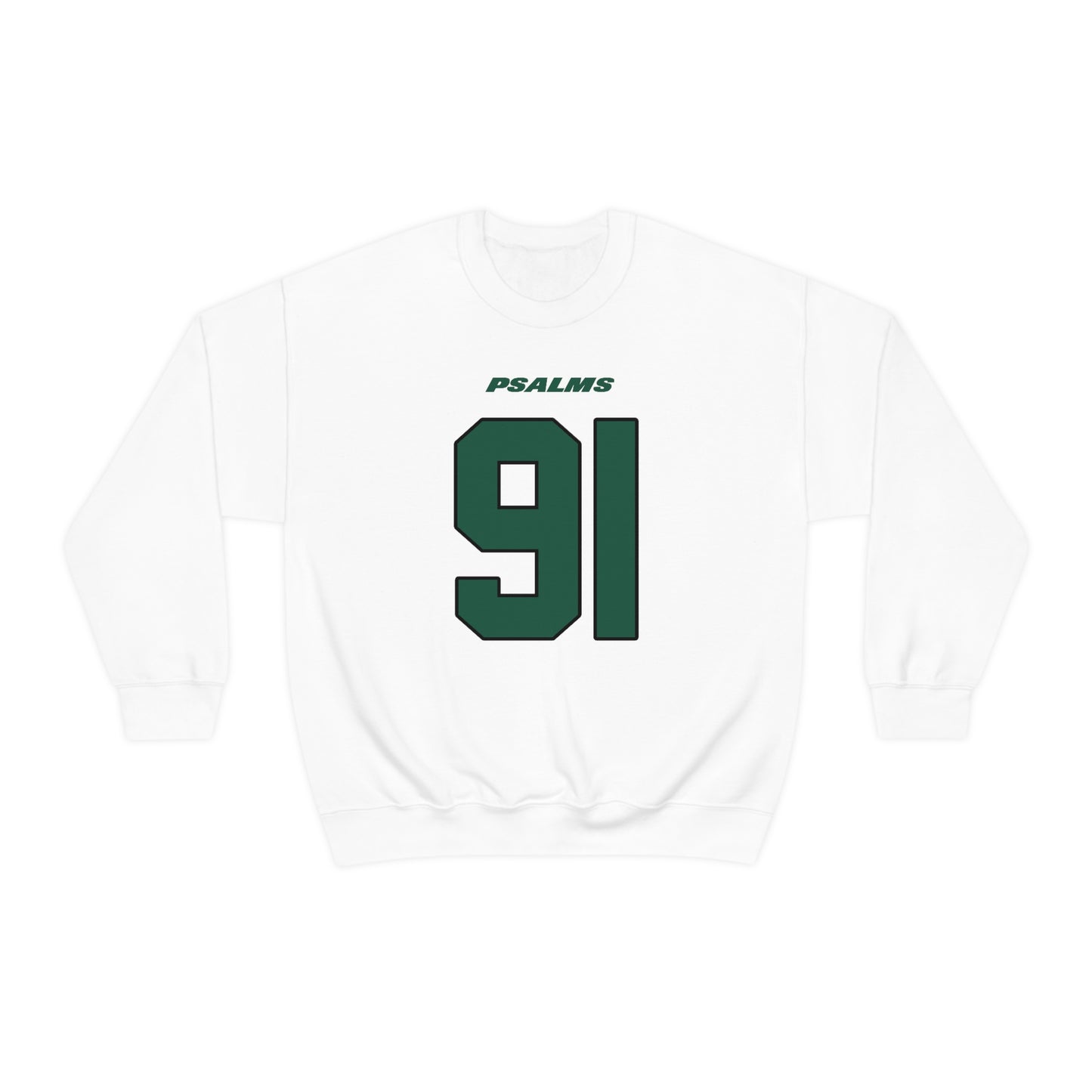 Jets Psalms 91 Sweatshirt (White)