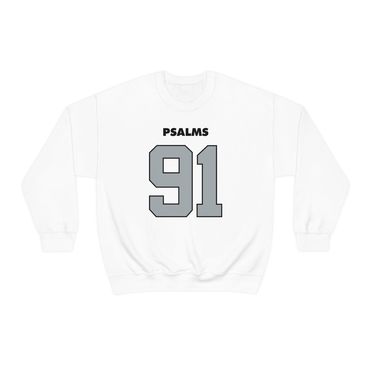 Raiders Psalms 91 Vegas Sweatshirt (White)
