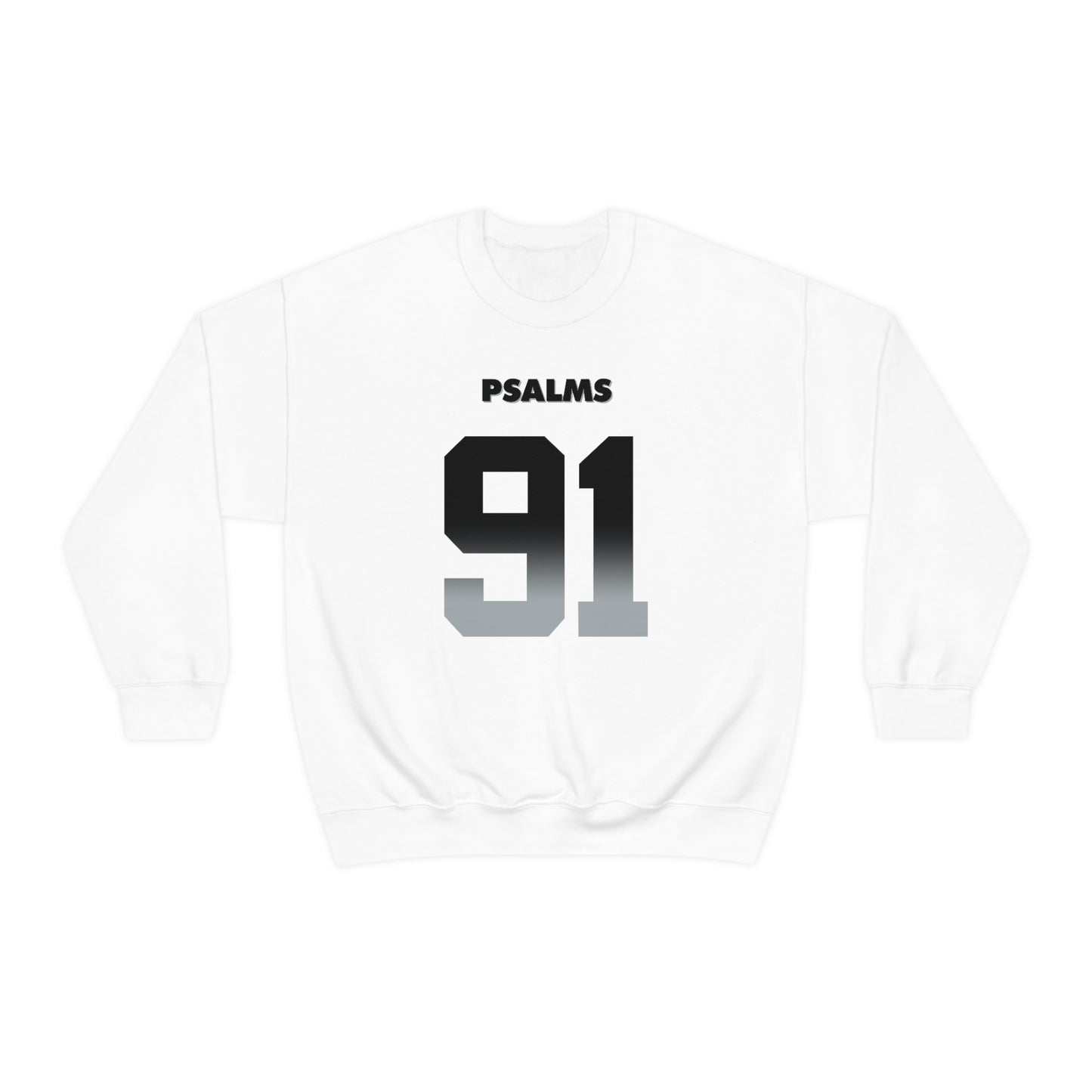 Raiders Psalms 91 Vibez Sweatshirt (White)