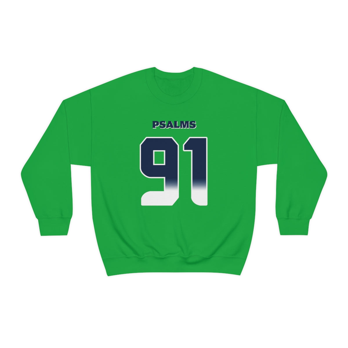 Seahawks Psalms 91 Vibez Sweatshirt (Green)