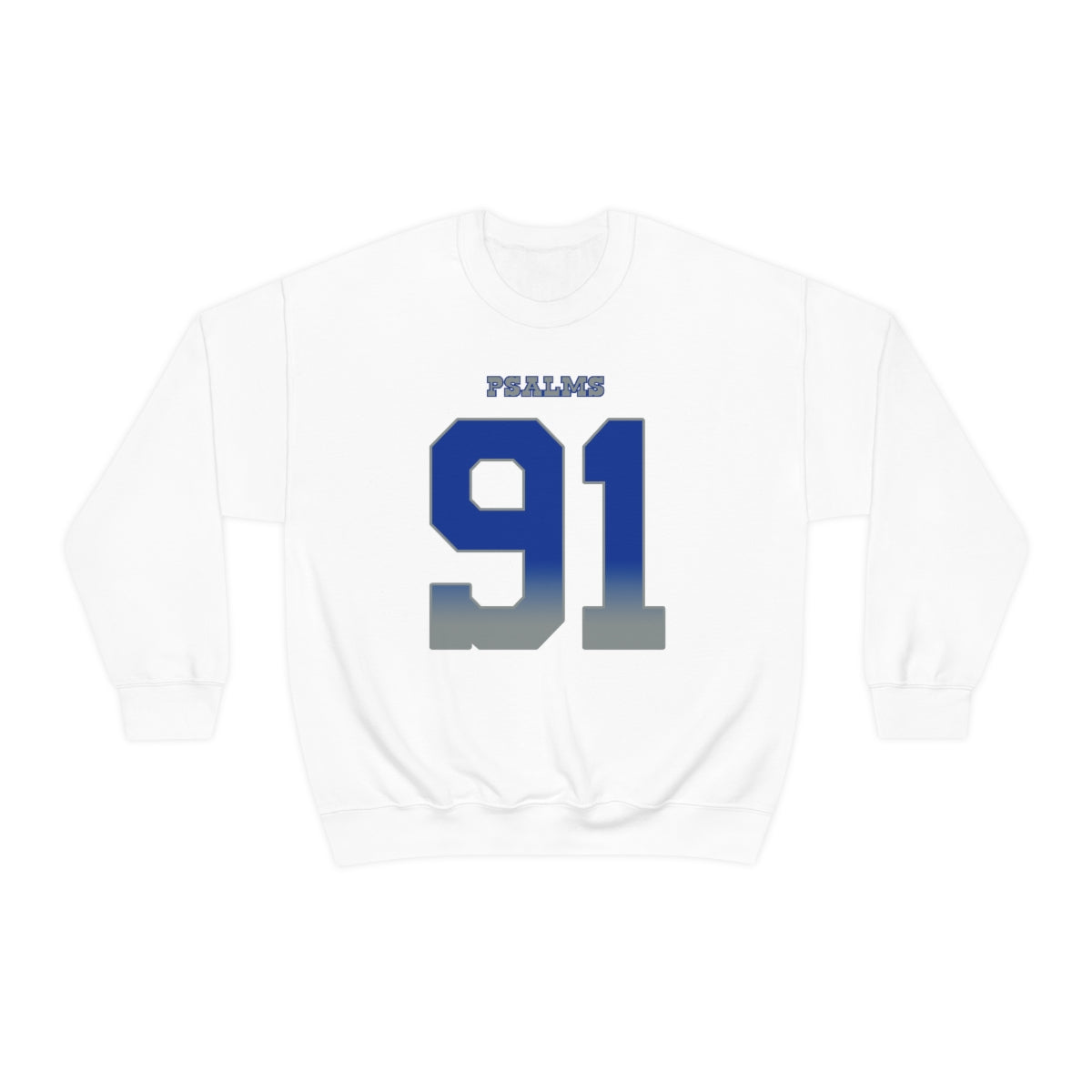 Cowboys Psalms 91 Vibez Sweatshirt (White)
