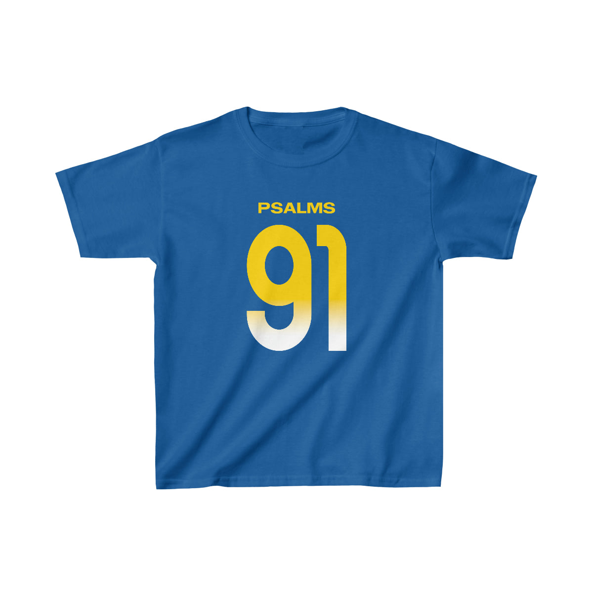 Rams Psalms 91 Tee - Boys (Blue)
