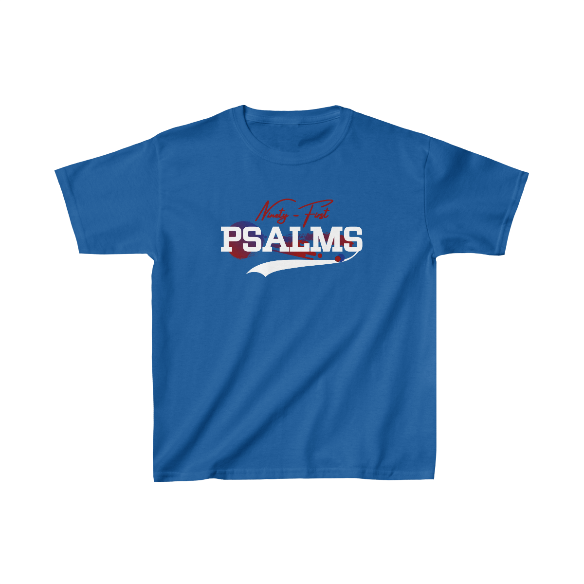 Dodgers Ninety First Psalms Vibez Tee - Girls (Royal)