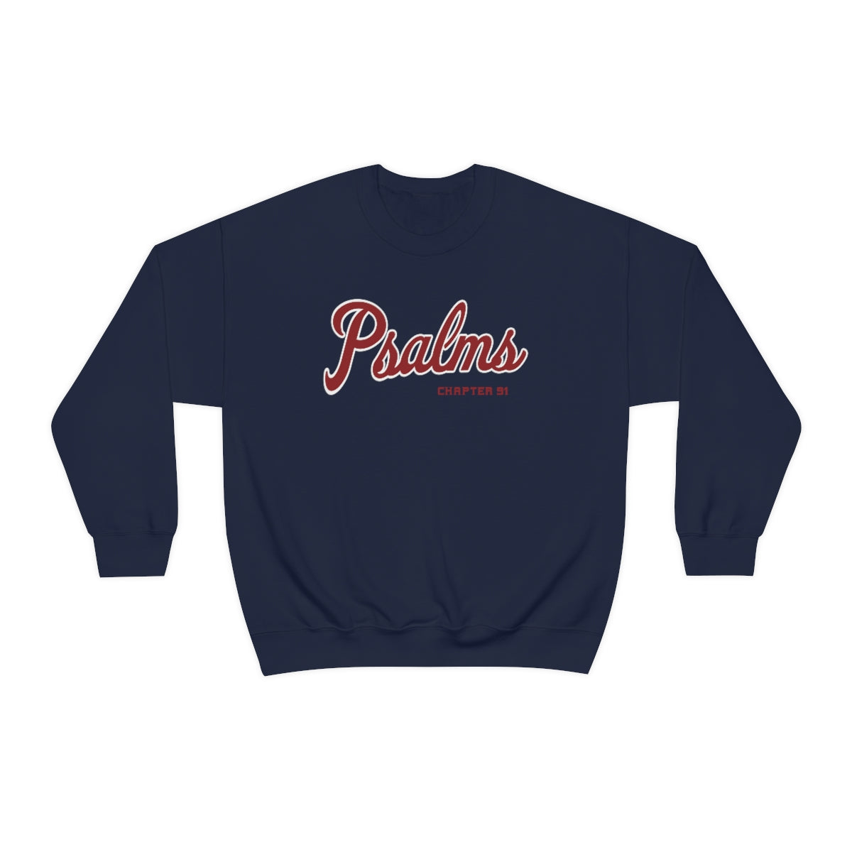 Braves Psalms Chapter 91 Sweatshirt (Navy)