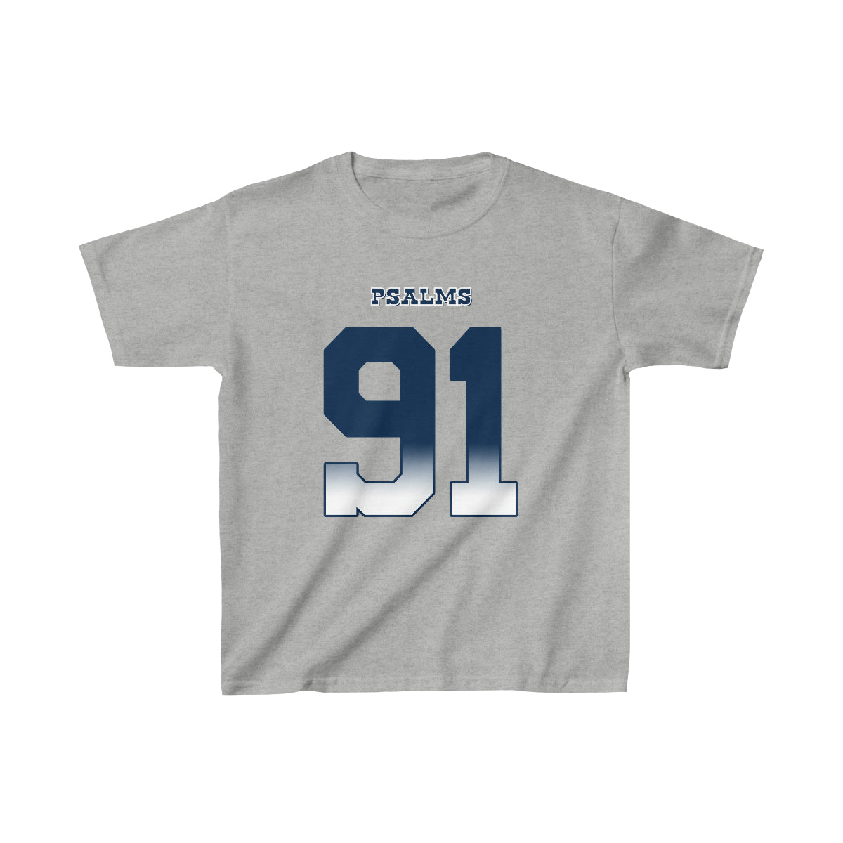 Cowboys Psalms 91 Vibez Tee - Girls (Grey)