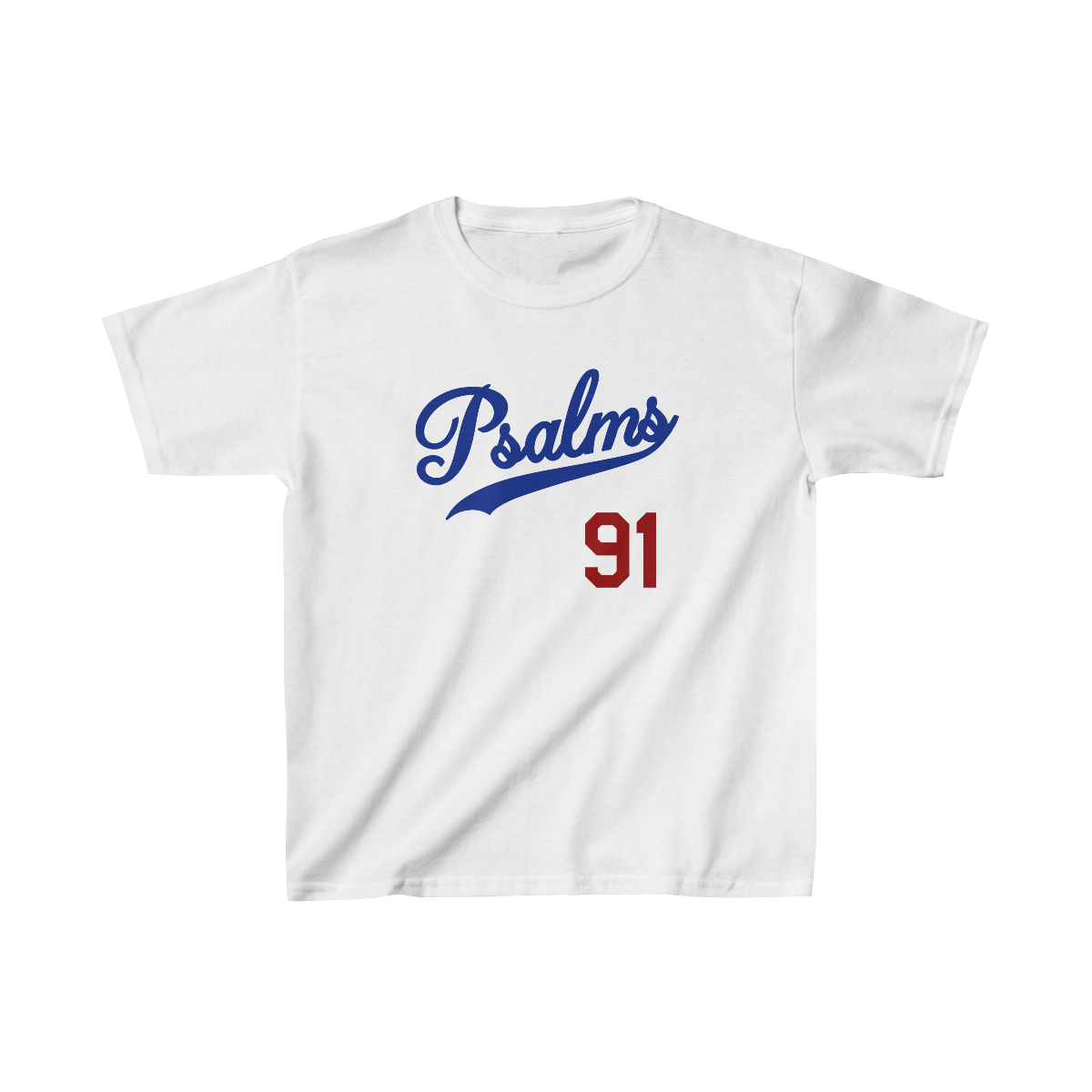 Dodgers Psalms 91 Tee Kids/Unisex (White)