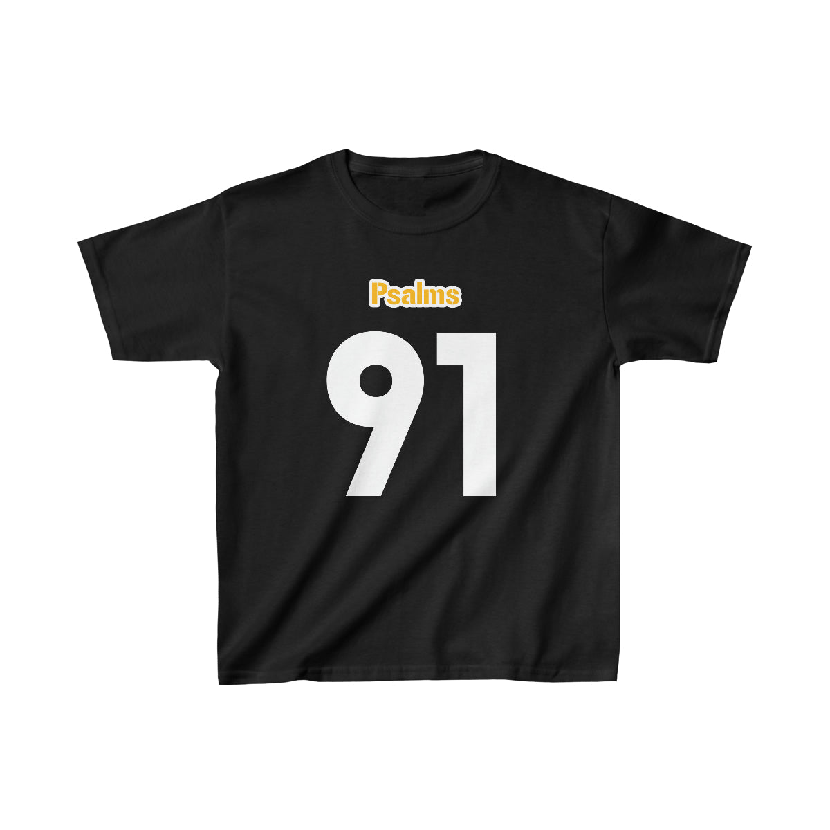 Steelers Psalms 91 Tee - Boys (Black)