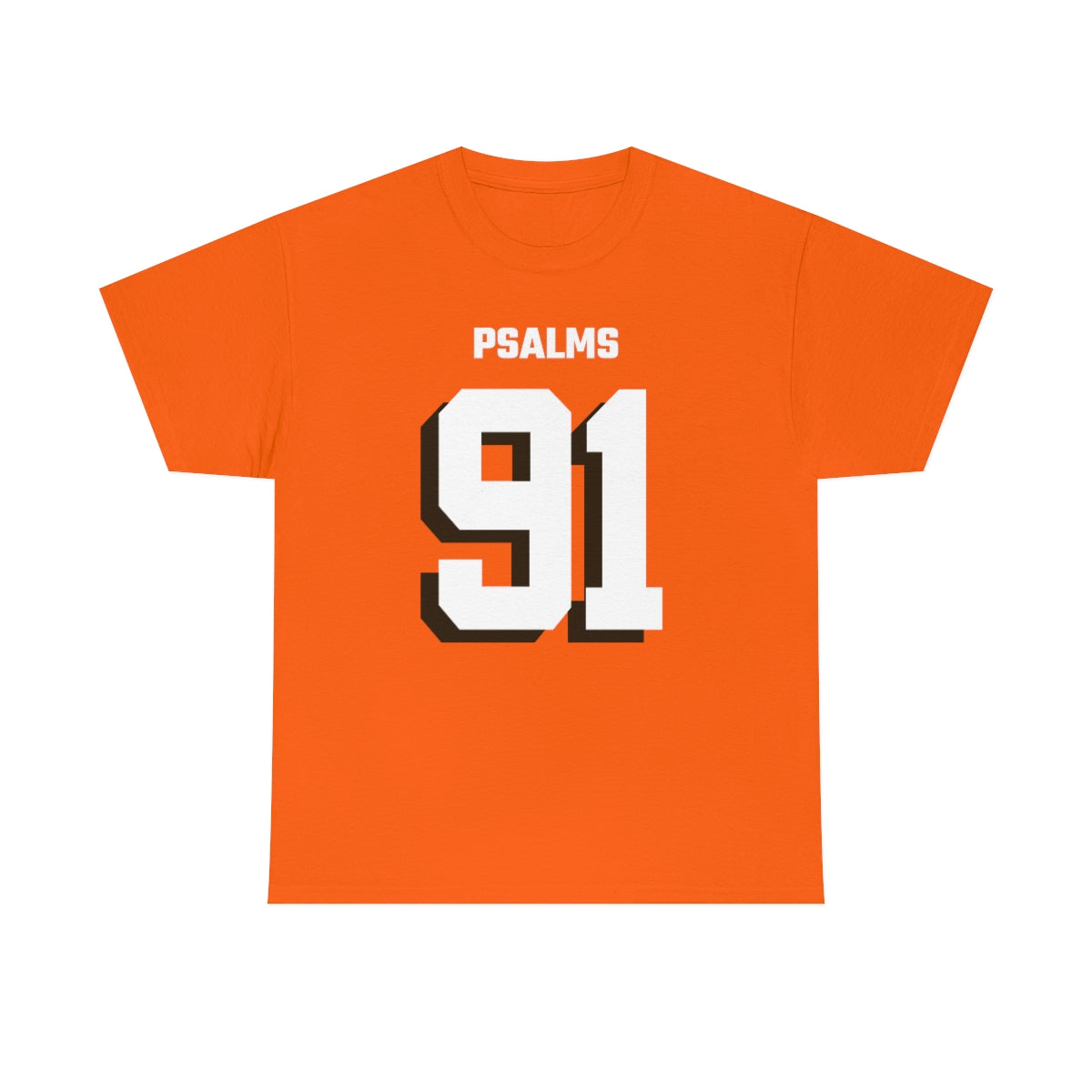 Browns Psalms 91 Tee (Orange)