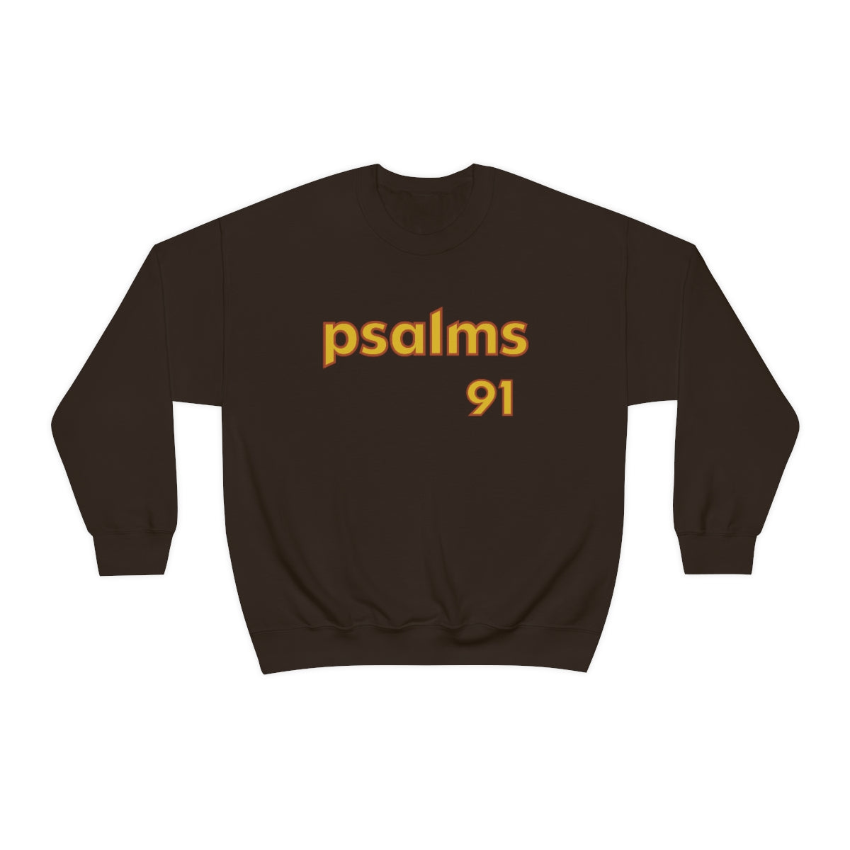 Padres Psalms 91 Throwback Sweatshirt (Brown)