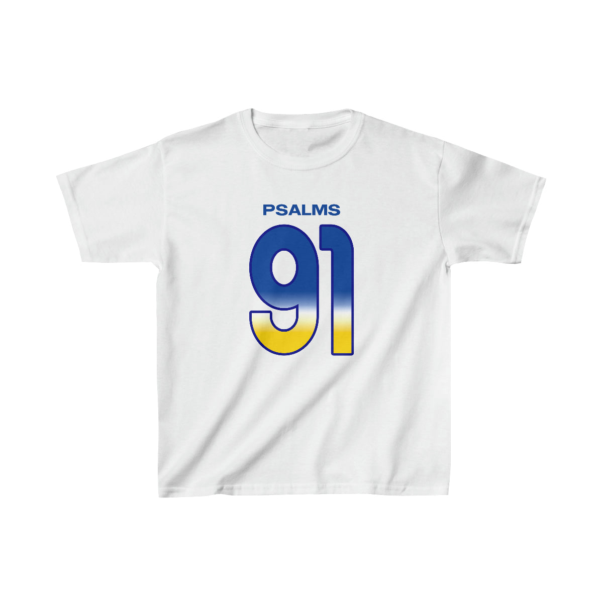 Rams Psalms 91 Vibez Tee - Girls (White)