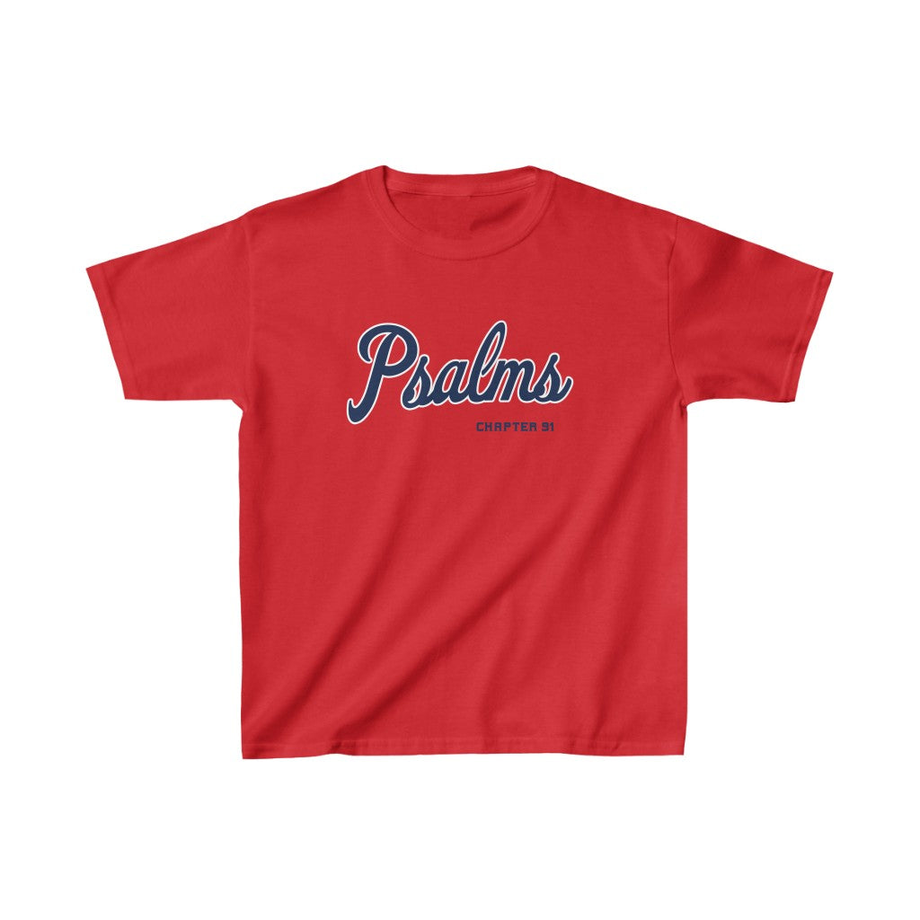 Braves Psalms Chapter 91 - Kids/Unisex (Red)
