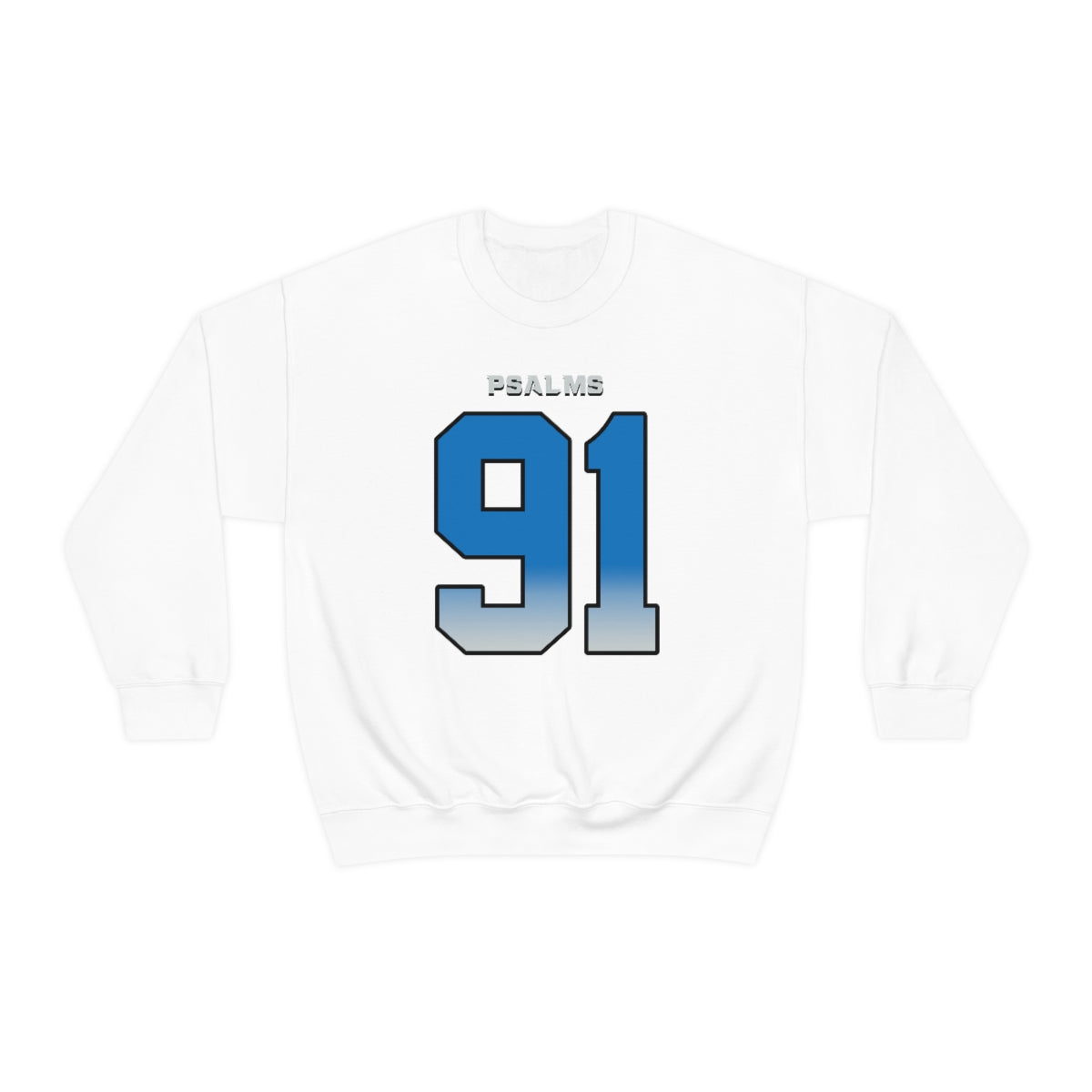 Panthers Psalms 91 Vibez Sweatshirt (White)