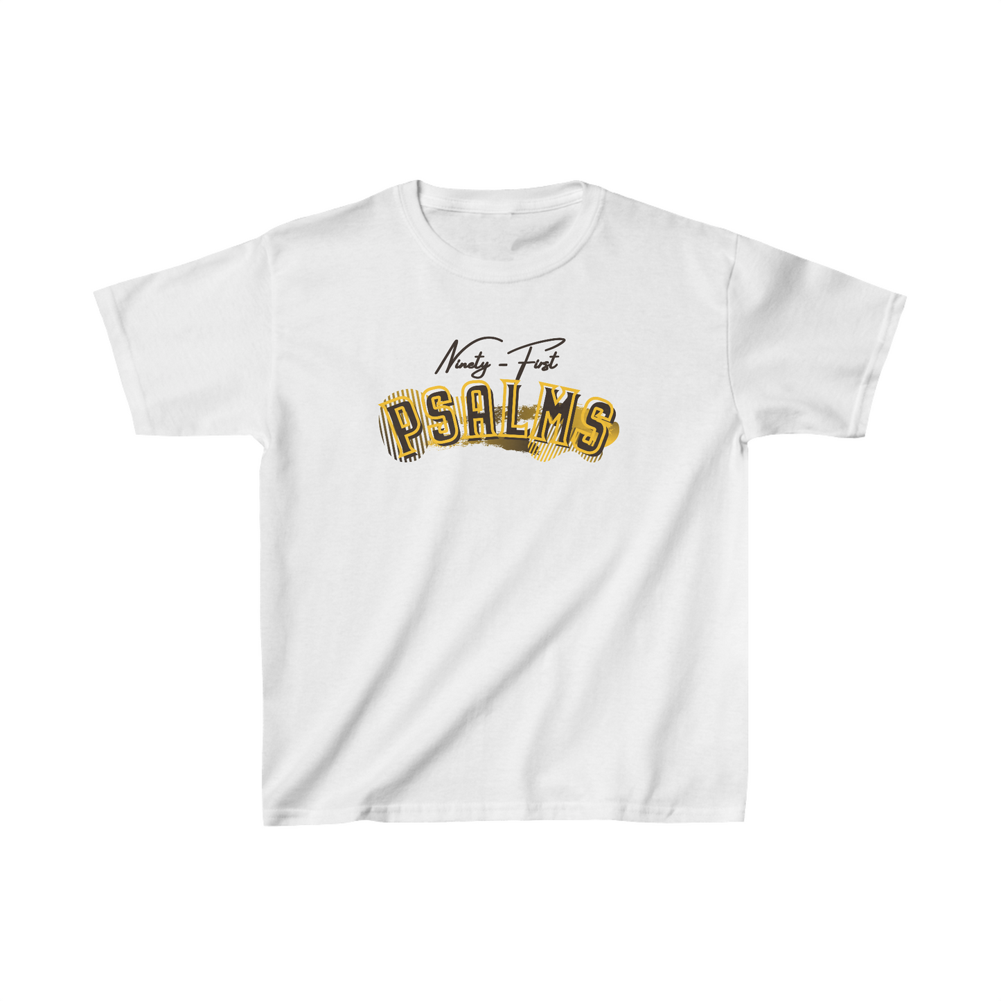 Padres Psalms 91 Multi Vibez Tee - Girls (White)