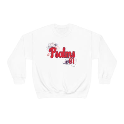 Phillies Psalms 91 Vibez Sweatshirt (White)